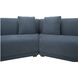 Fraser Blue Modular Sectional, 4 Piece